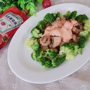 西兰花鱼丁沙拉