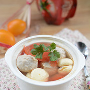西红柿肉丸汤