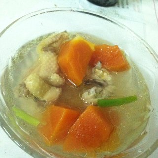 木瓜鸡煲