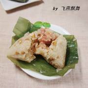 花生绿豆排骨粽子