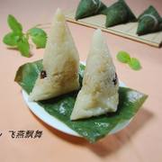 蜜枣牛角粽子