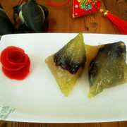 蜜红豆水晶粽子