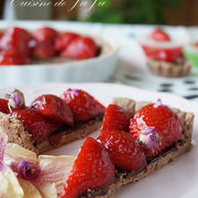 法式巧克力草莓塔