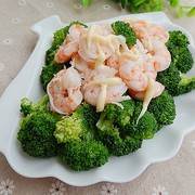 虾仁西兰花沙拉