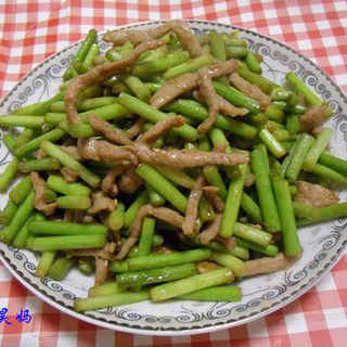 蒜薹炒肉丝