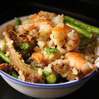 芦笋虾仁炒饭