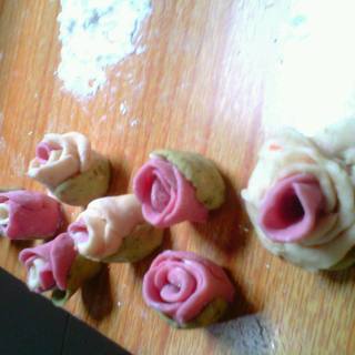 玫瑰花馒头