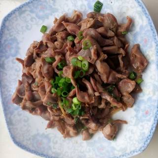 辣椒孜然香爆鸡胗