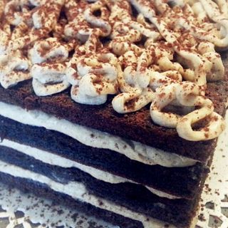 巧克力栗子蛋糕