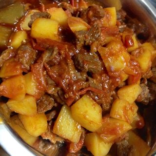 西红柿土豆炖牛肉