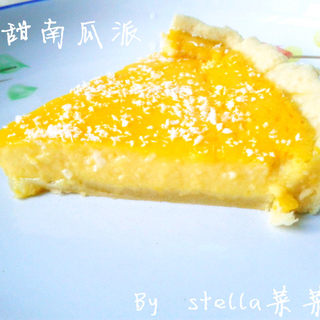 清甜椰香南瓜派