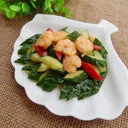 黄瓜炒虾仁