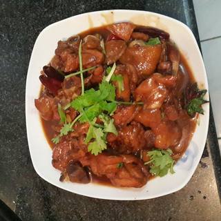 红烧鸡肉块