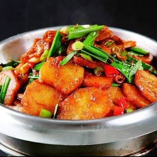 干锅土豆片