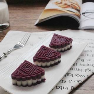 养生紫薯山药糕